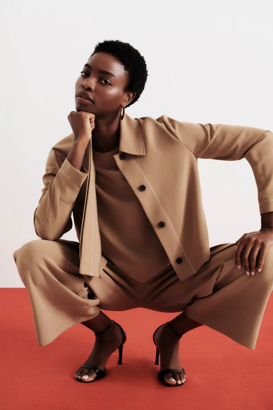 Elena Culotte  -  Everyday Crepe :: Light Saddle