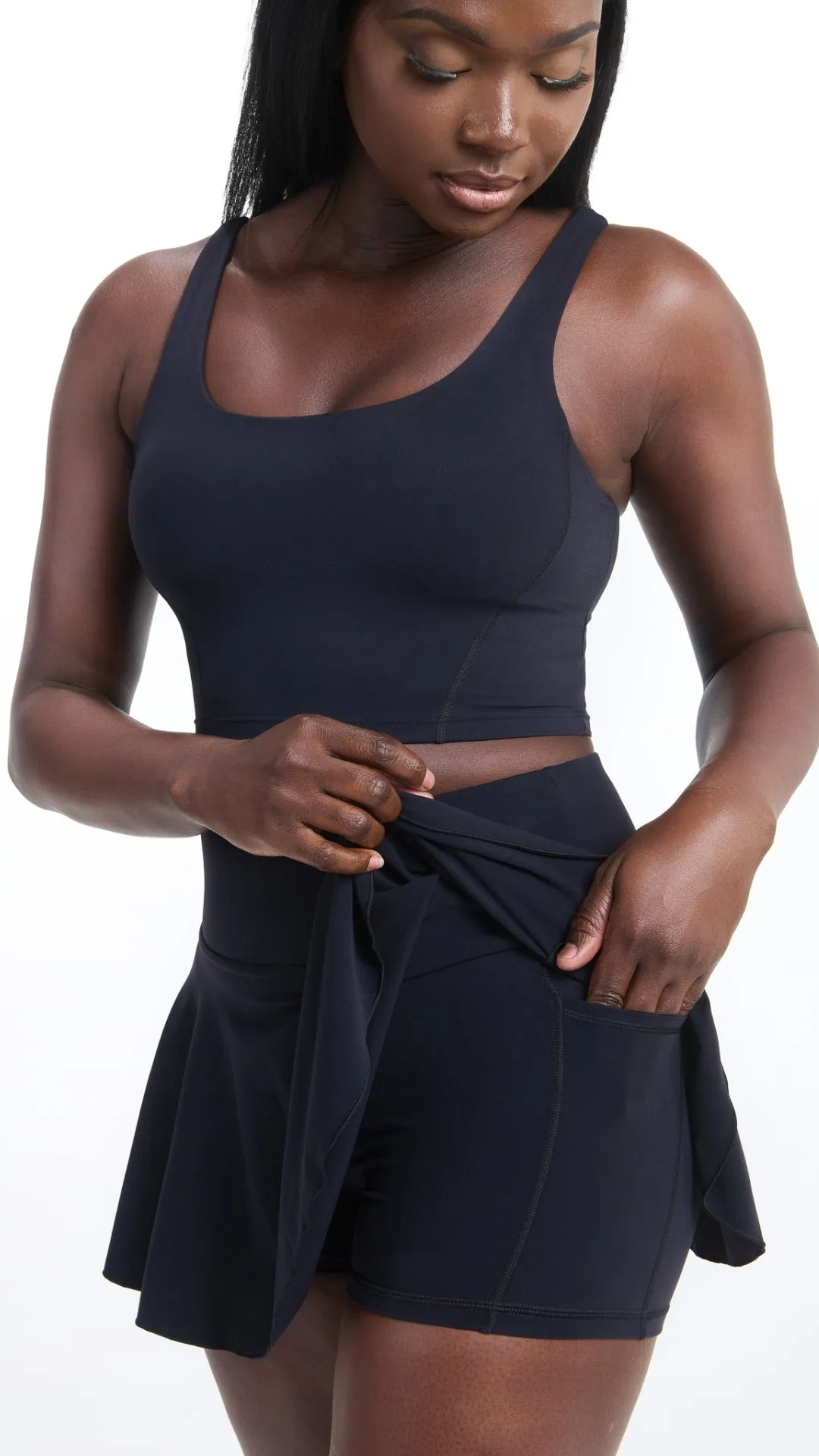 Fata Skirt Shorts - Black