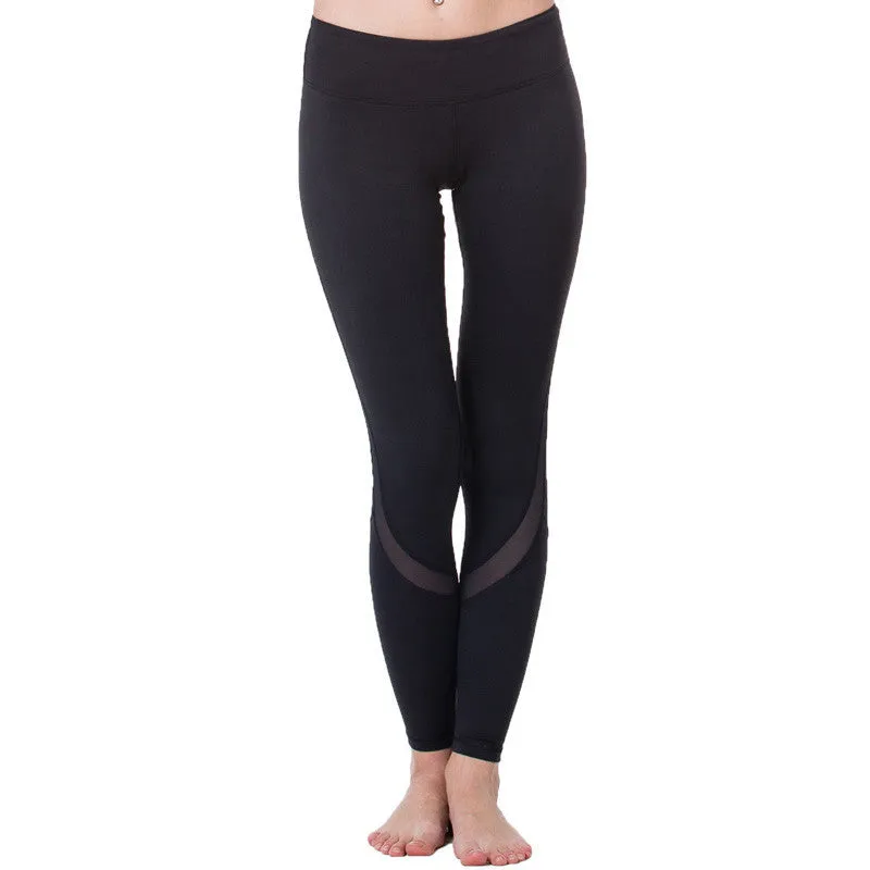 Fitness Yoga Sports Leggings For Women Sports Tight Mesh
