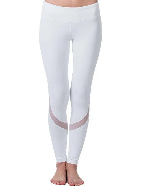Fitness Yoga Sports Leggings For Women Sports Tight Mesh