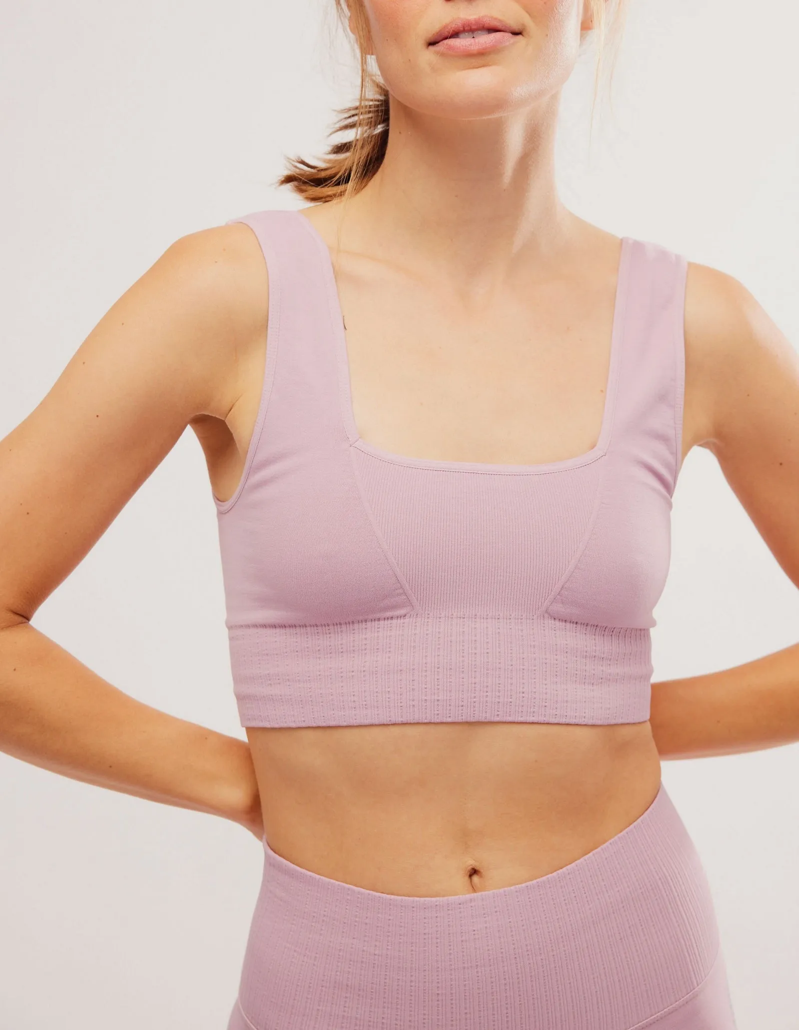Free People Movement Good Karma Square Neck Bra