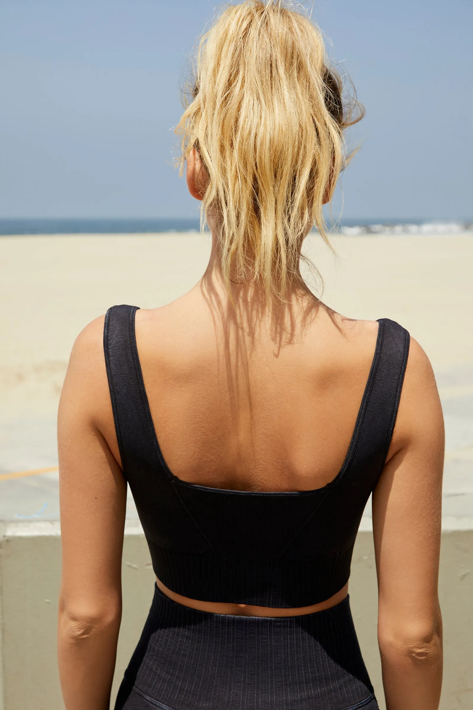 Free People Movement Good Karma Square Neck Bra