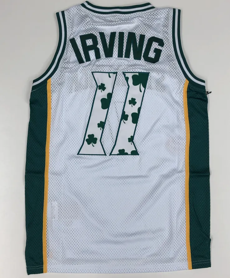 Headgear Classics- St. Patrick Kyrie Irving basketball jersey