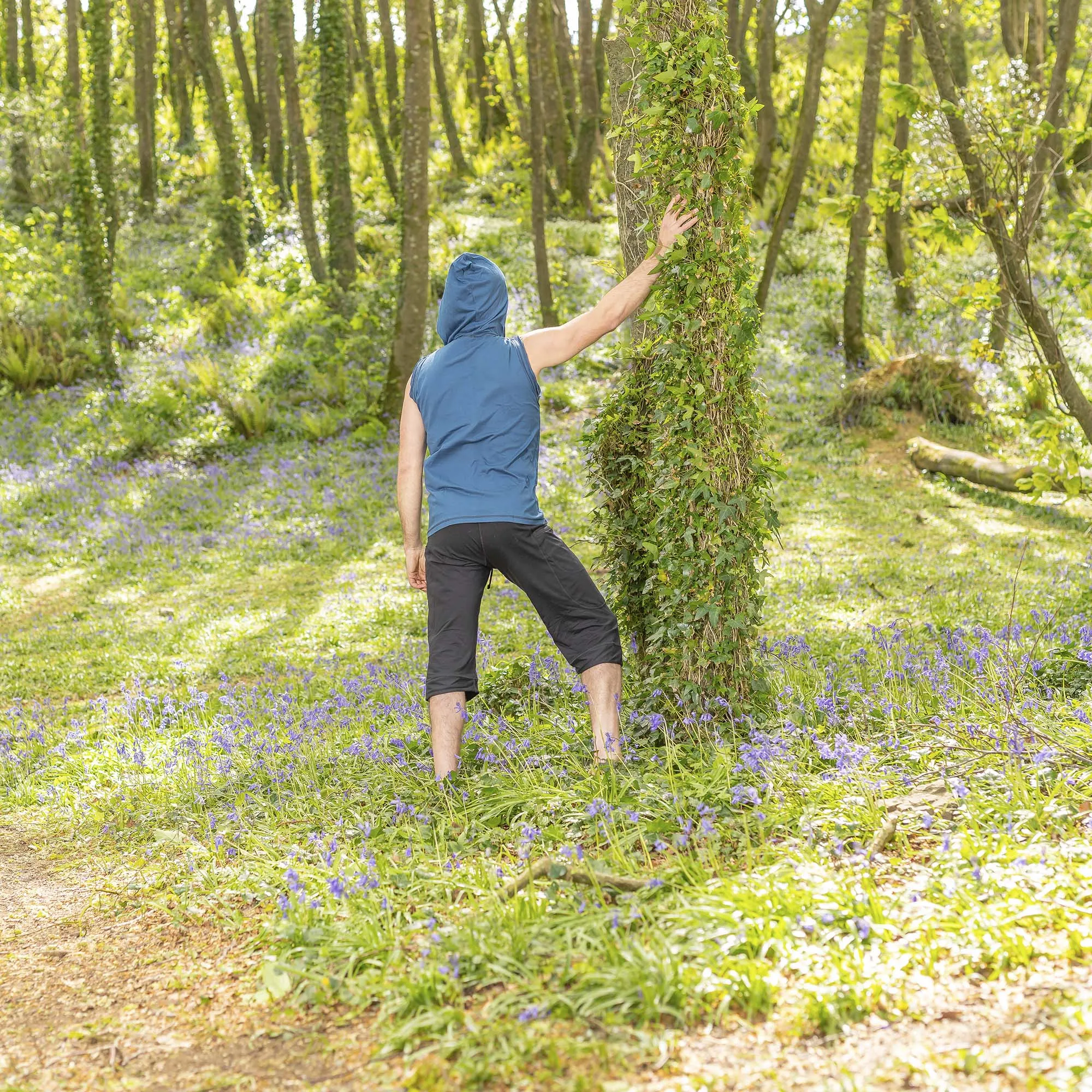 Hooded Singlet - Flower of Life Print
