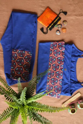 Indian Flair Cami  Adorned Ankle Leggings Set