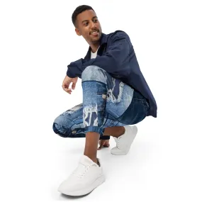 Jean Patchwork Unisex track pants