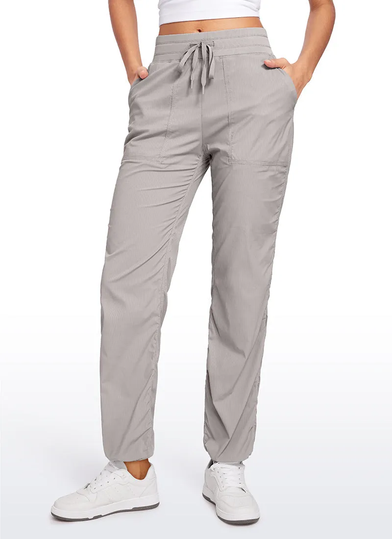 Lightweight Workout Straight Leg Pocket Pants 30"