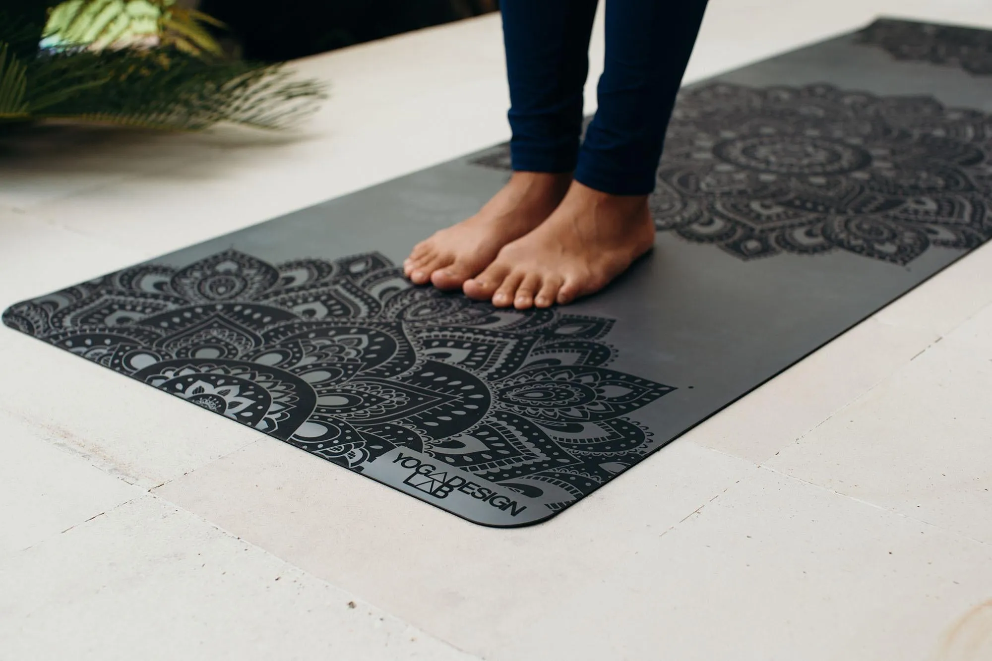 Mandala Charcoal Infinity Mat - 3 mm