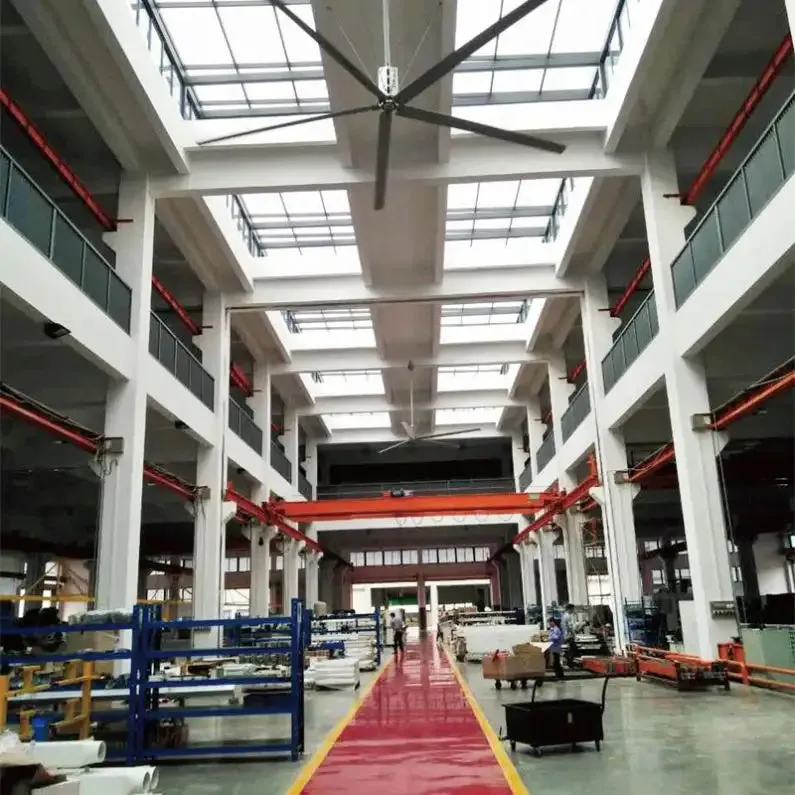 Mpfans Brand New Vietnam Big Glasshouse Large Ceiling Basketball Gym Hvls Industrial Fan