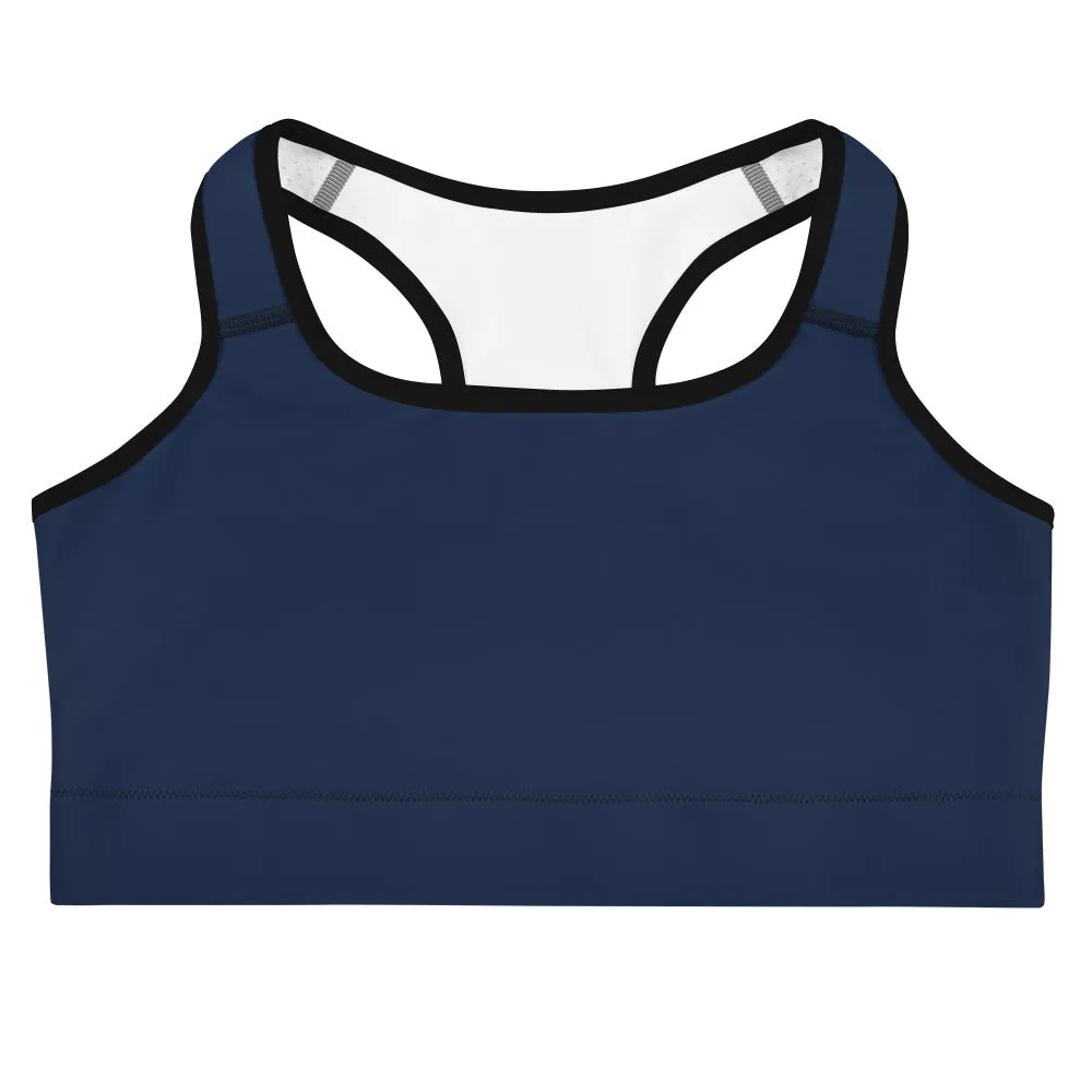 Navy Blue Sports bra