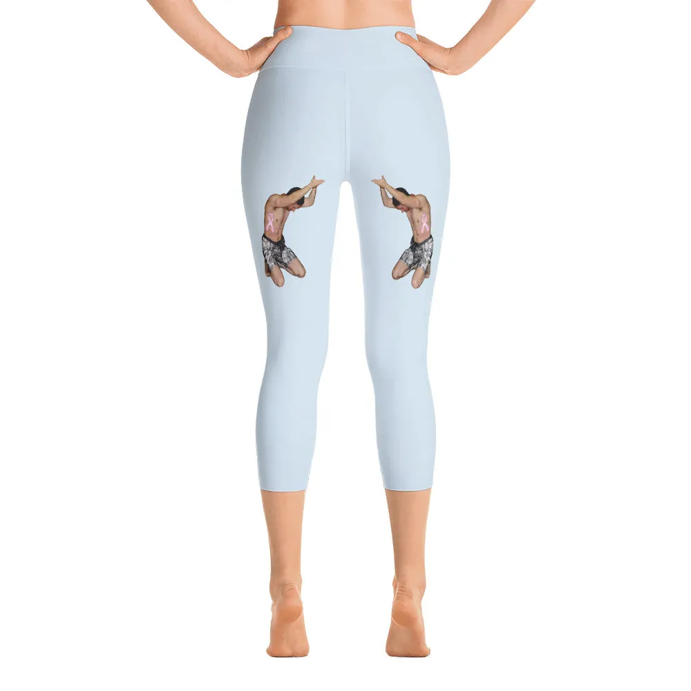 Our best viral leggings light gray awesome goddess white letters