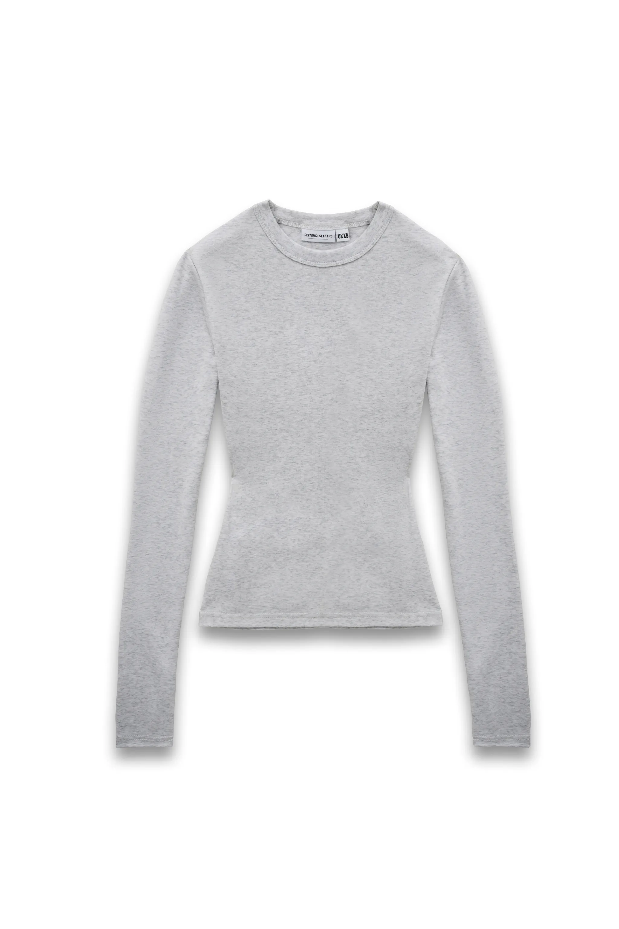Peep Long Sleeve Top in Passive