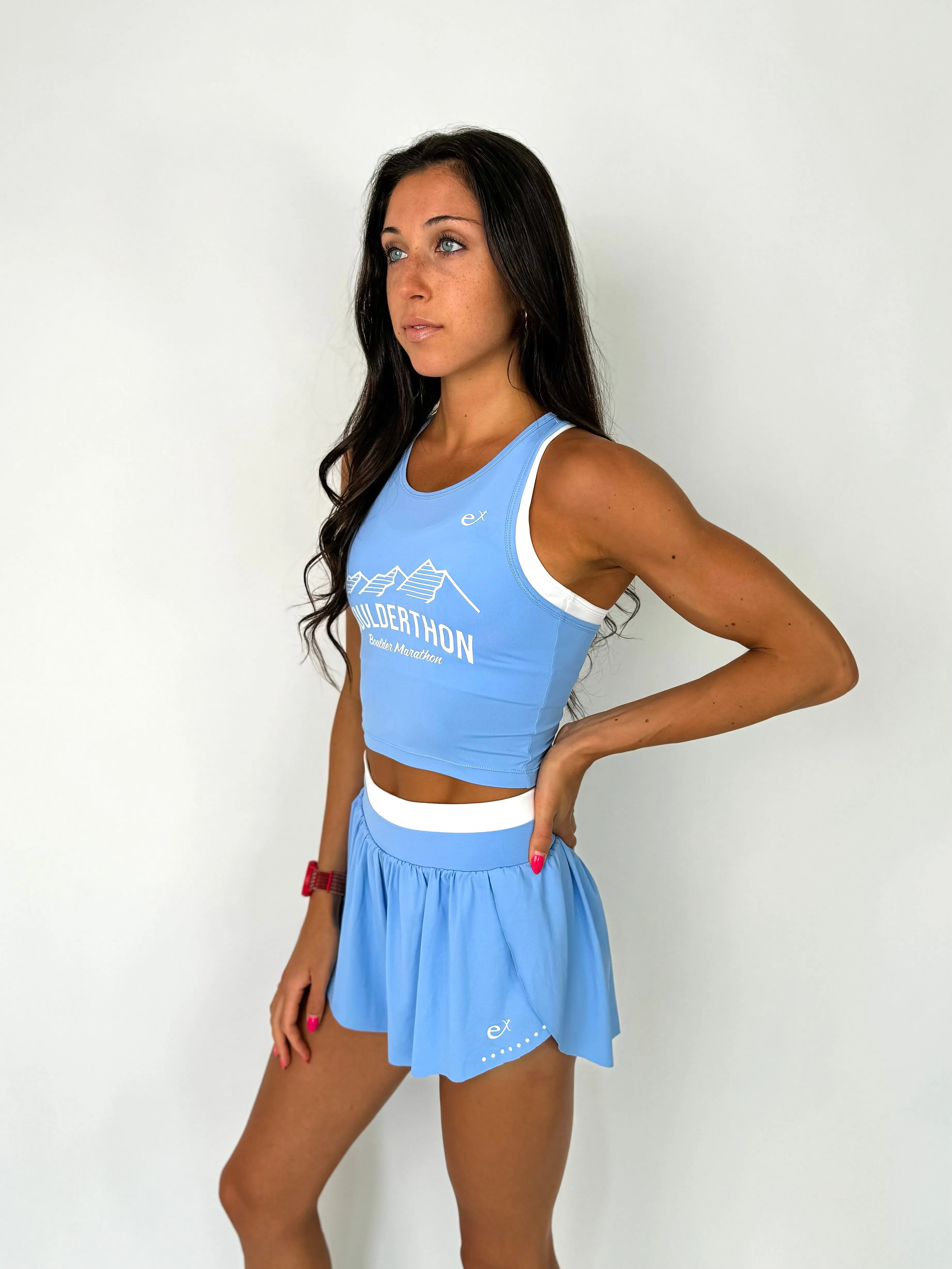 Race Day Tank- Boulderthon Blue
