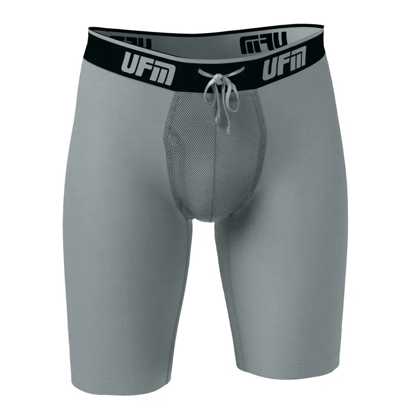REG Support 9 Inch Boxer Briefs Polyester Black, Gray, Royal Blue & Red