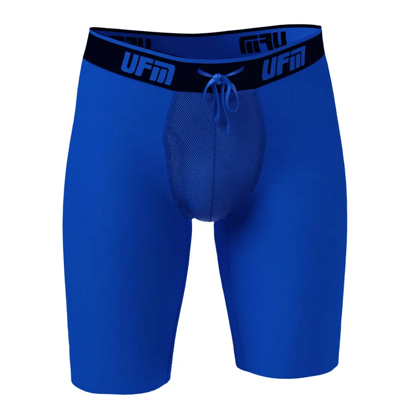 REG Support 9 Inch Boxer Briefs Polyester Black, Gray, Royal Blue & Red
