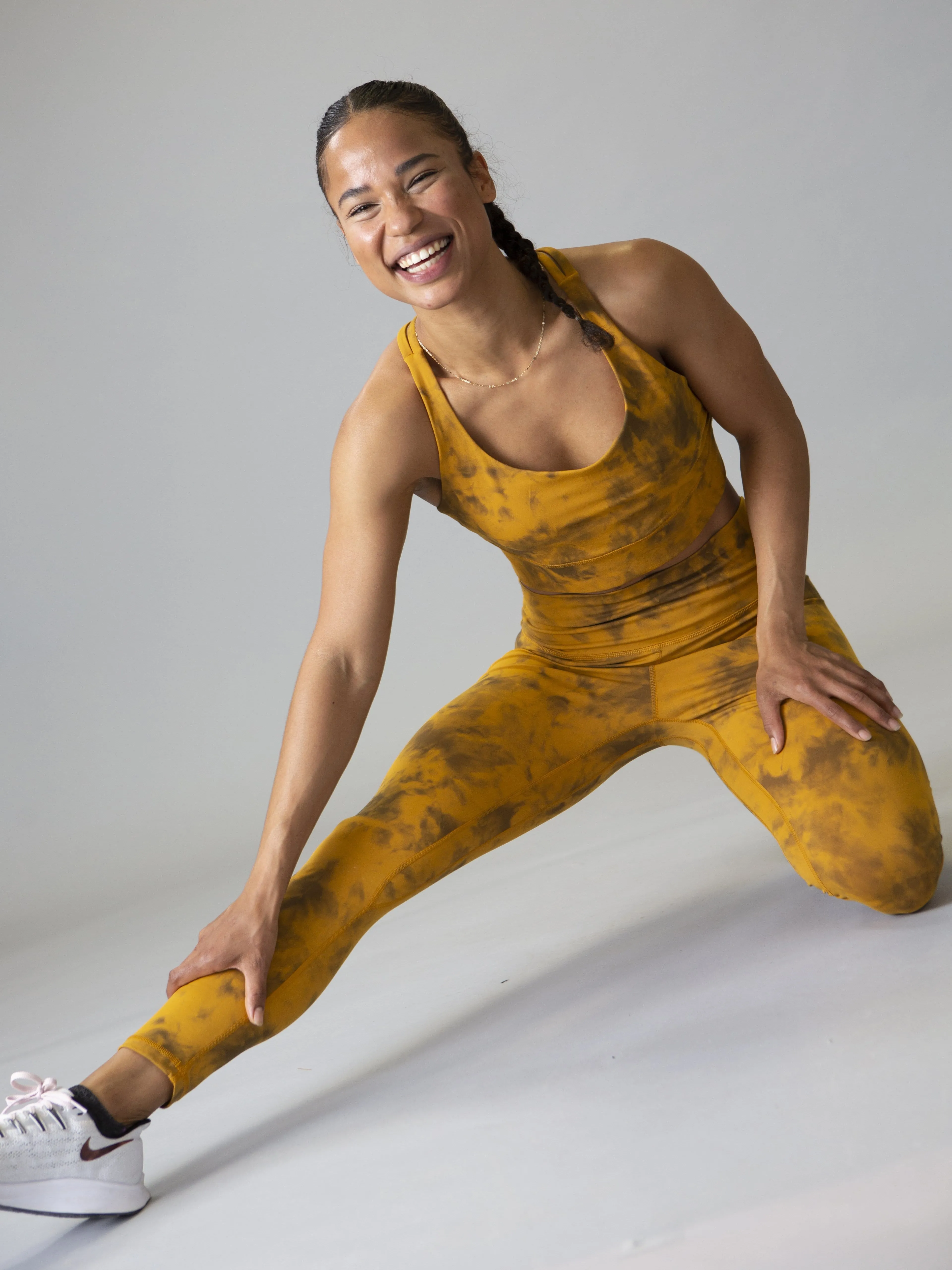 Shadow Tie Dye Leggings - Sand Dune