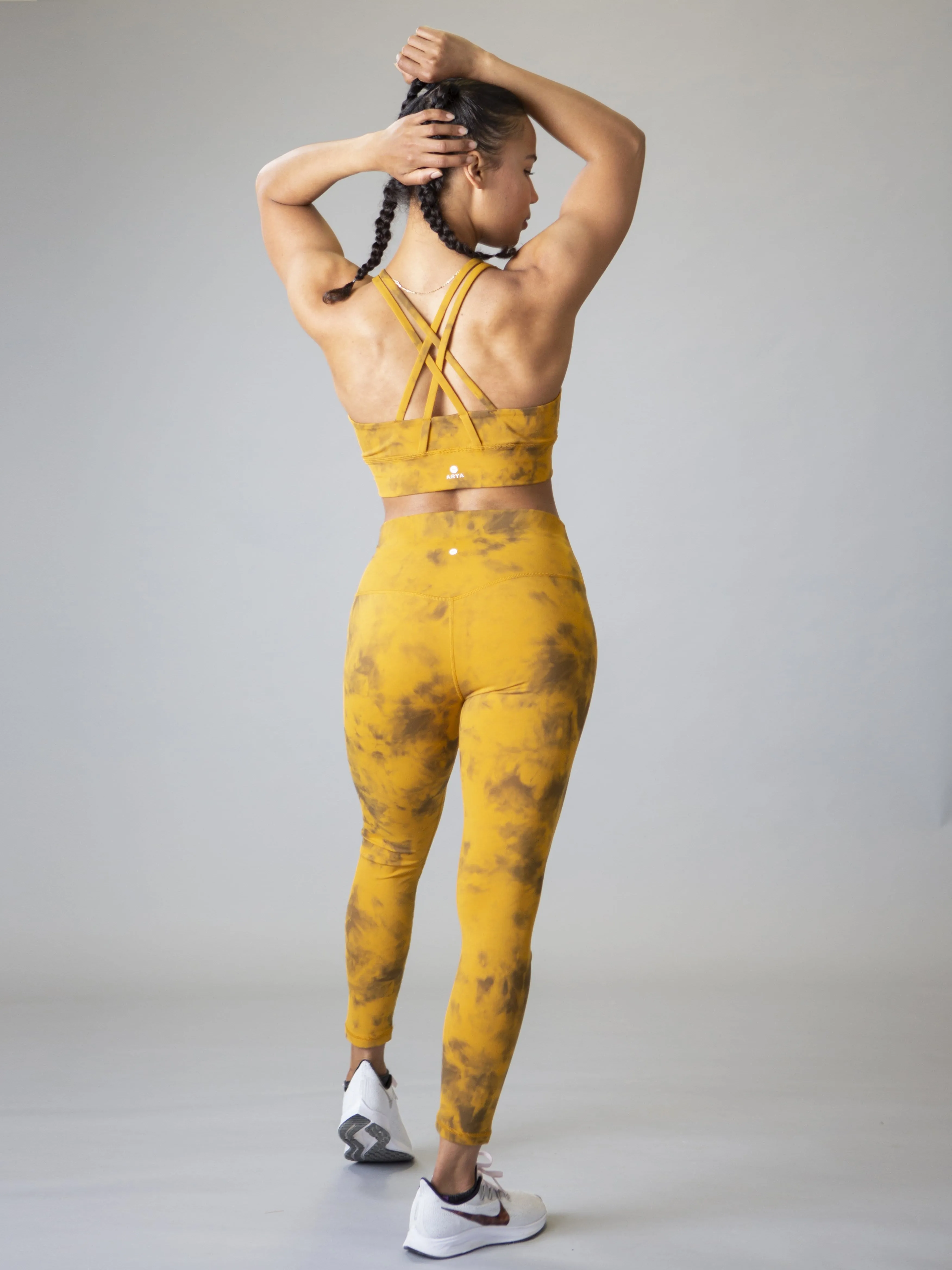 Shadow Tie Dye Leggings - Sand Dune