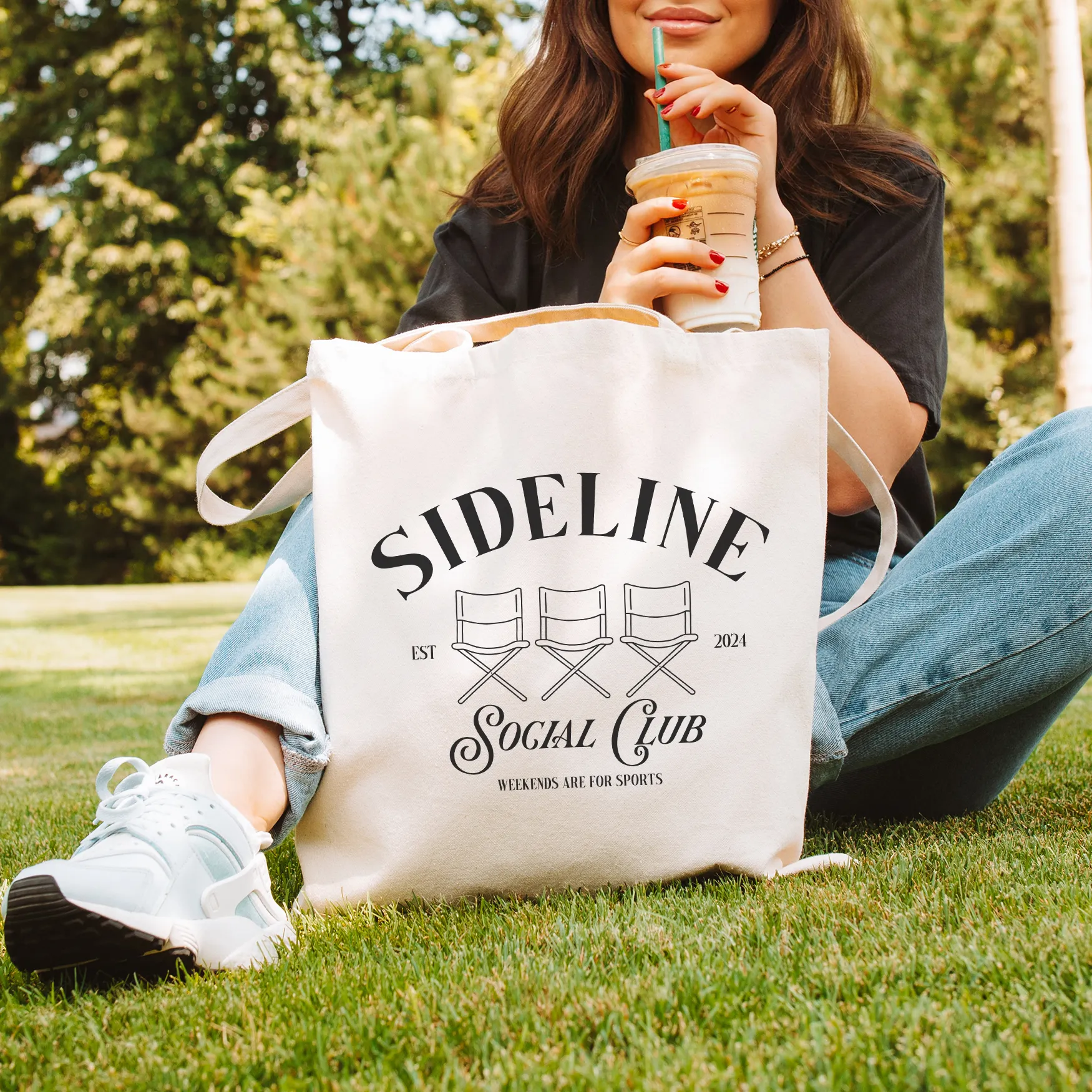 Sideline Social Club Tote Bag