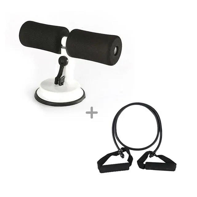 Sit Up Assistant Abdominal Core Workout Fitness Adjustable Sit Ups Exercise Equipment Portable Situp Bench Suction Home Gym