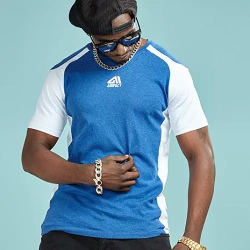 Sleeve Contrast Fitness Shirt