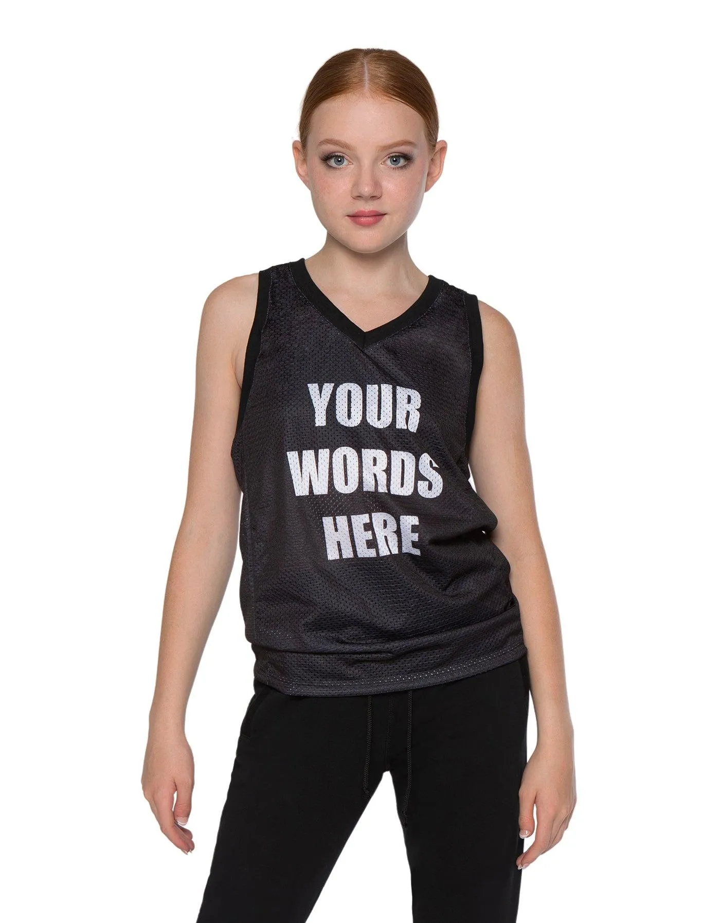 Slogan Basketball Jersey