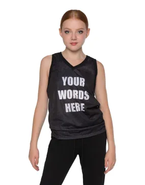 Slogan Basketball Jersey