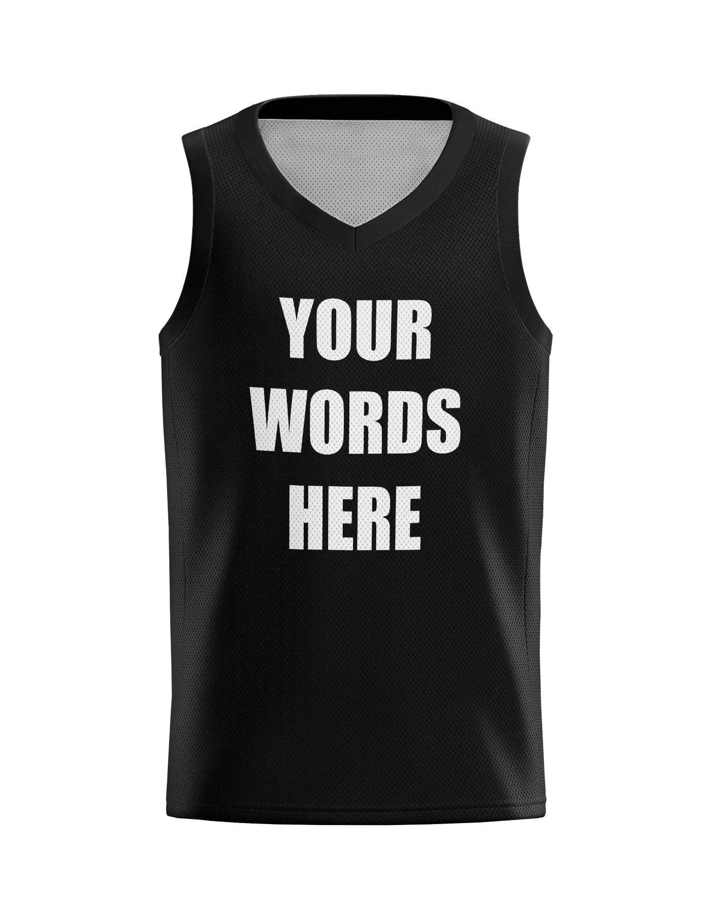 Slogan Basketball Jersey