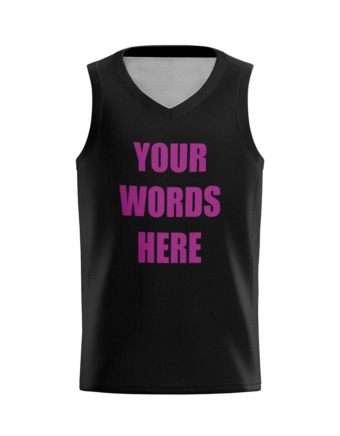 Slogan Basketball Jersey
