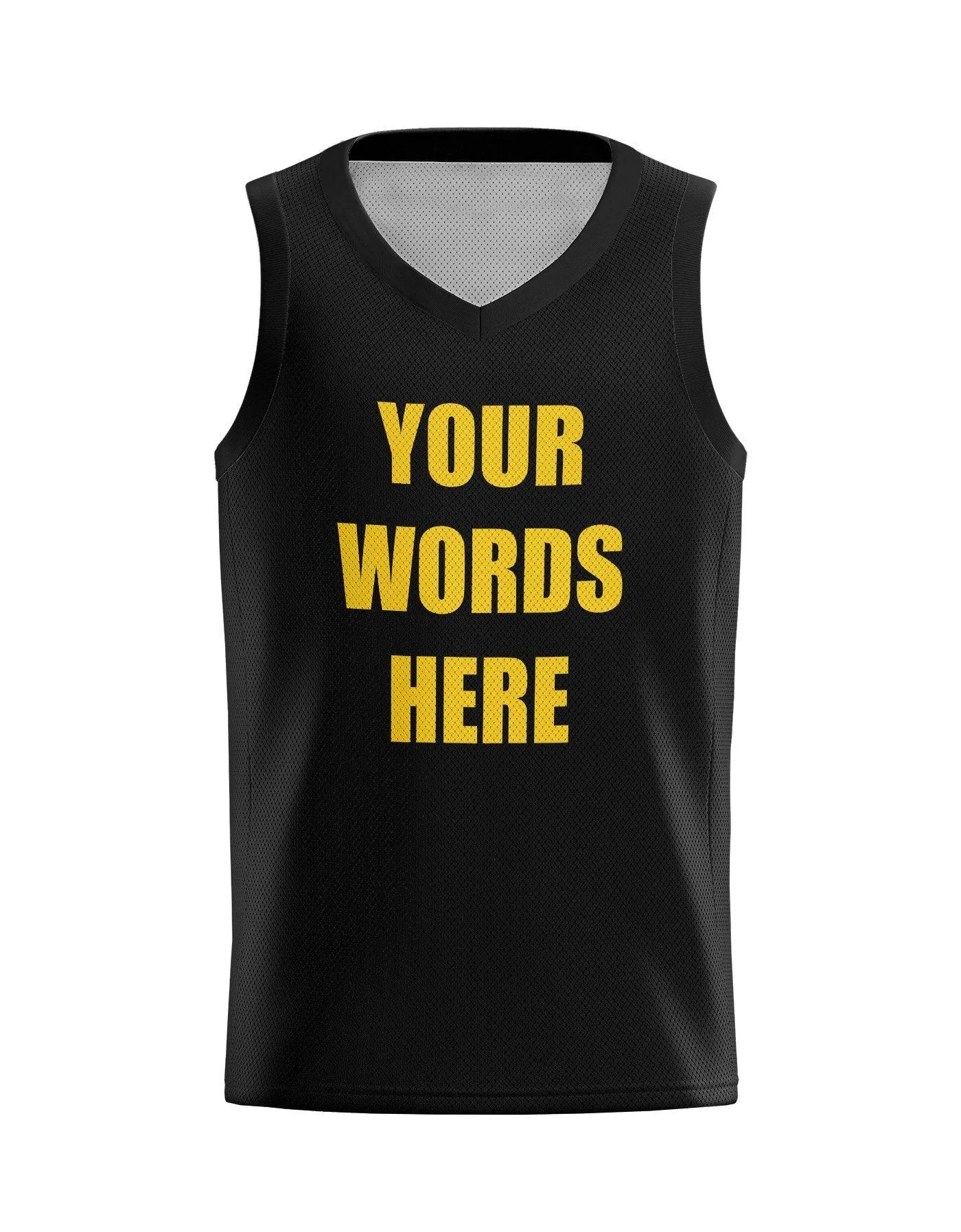 Slogan Basketball Jersey