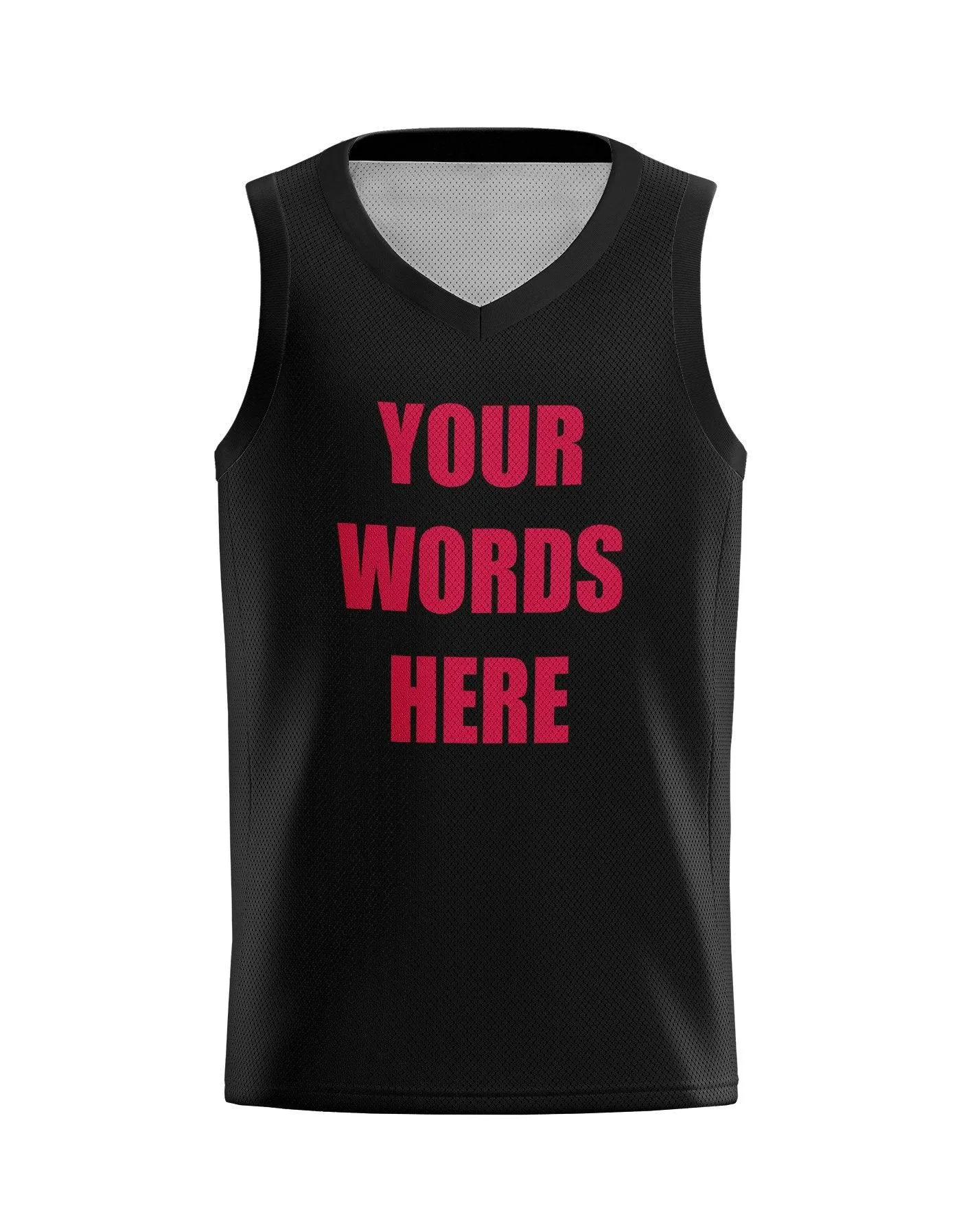 Slogan Basketball Jersey