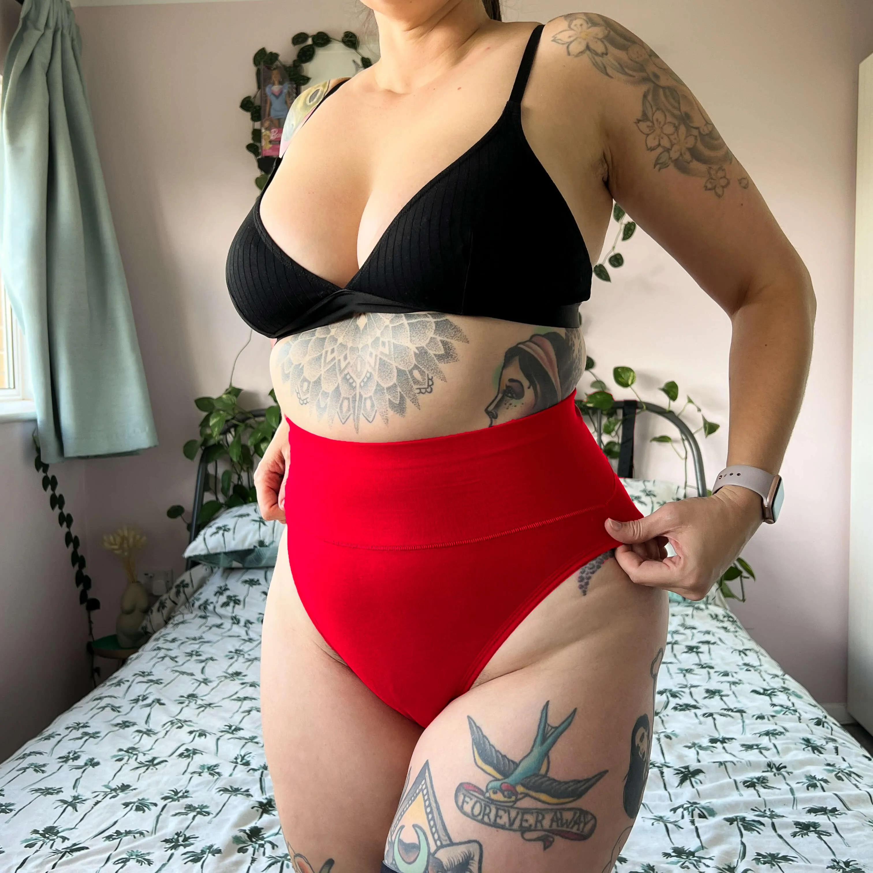 Super High Leg Panties - Lobster