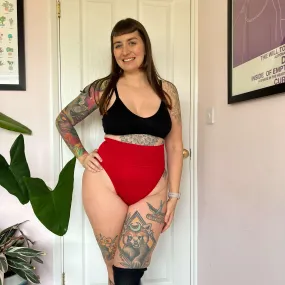 Super High Leg Panties - Lobster