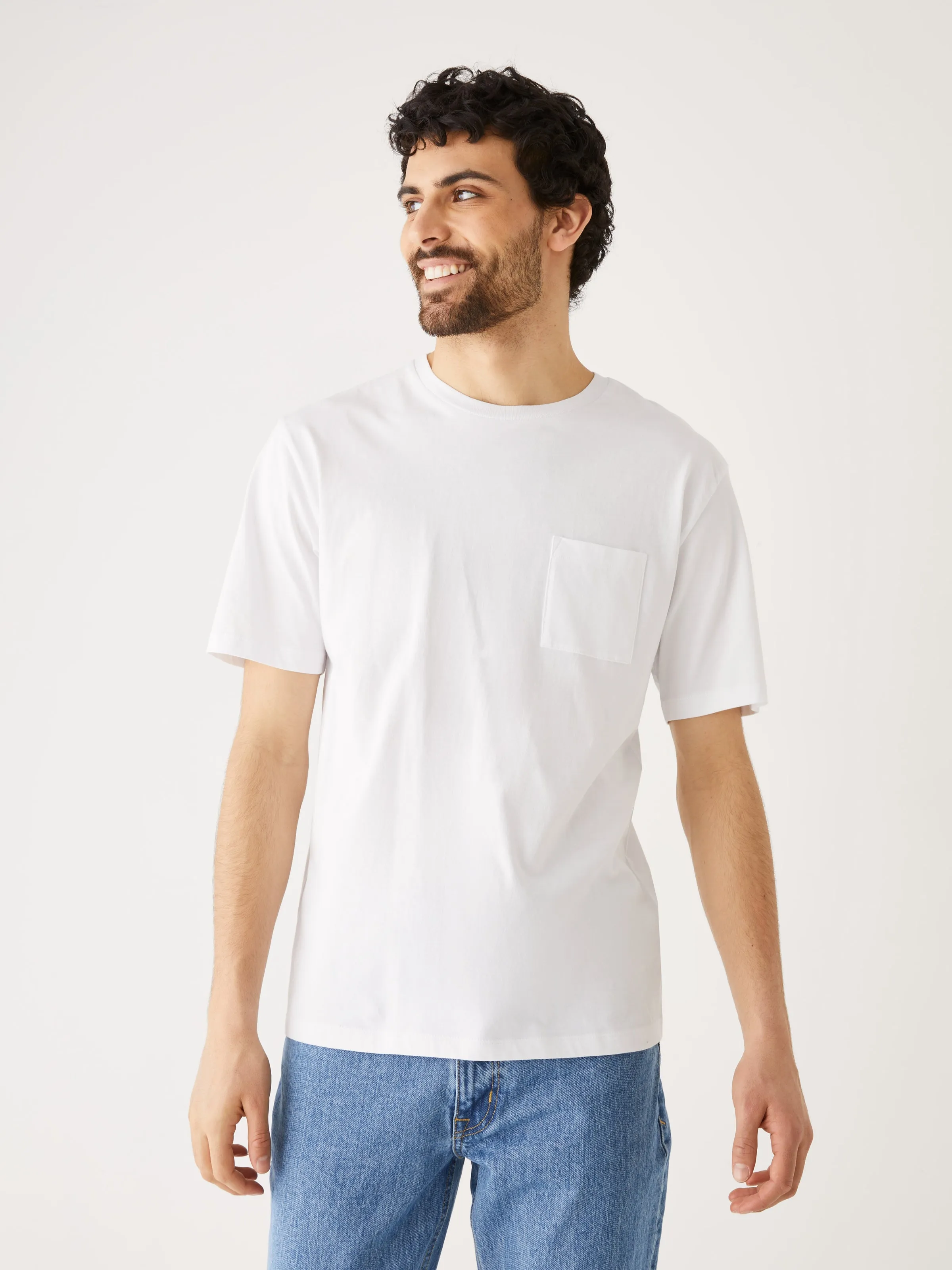 The Relaxed Essential Tee in Bright White