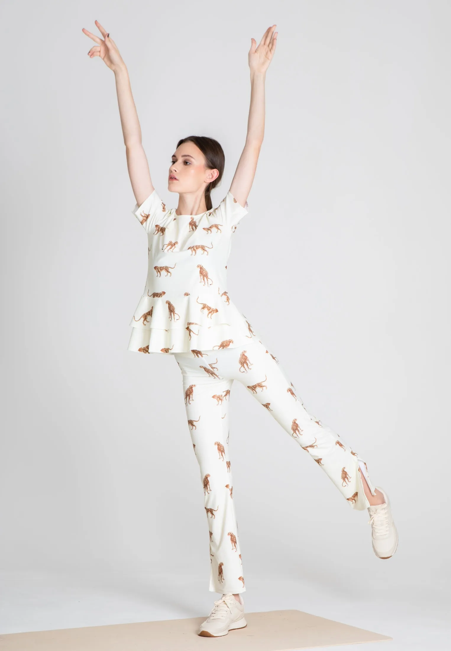 The Slit Cut Sport Pants - Panthera