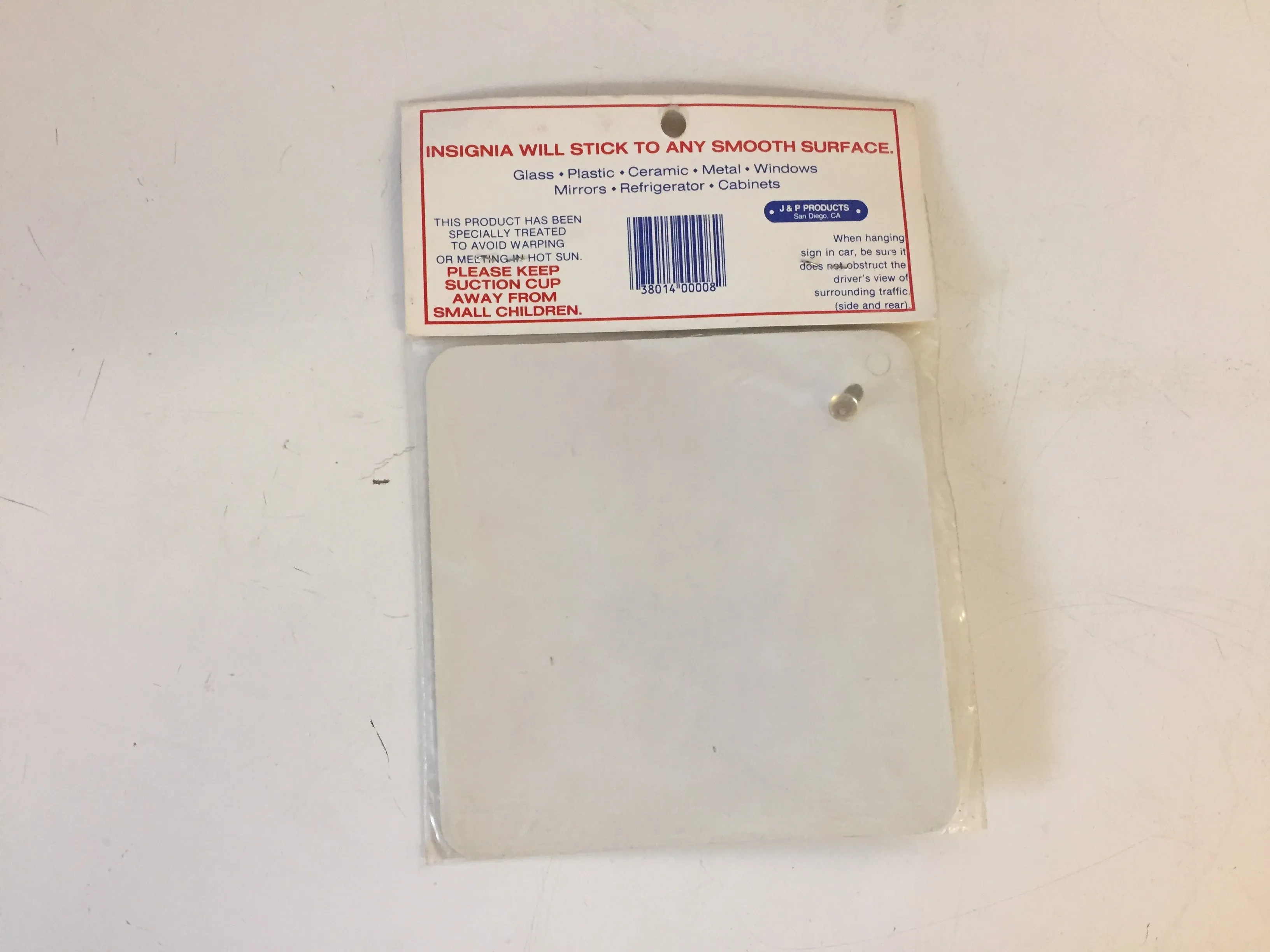 Vintage NOS 1990's Washington Bullets NBA Team Window Insignia