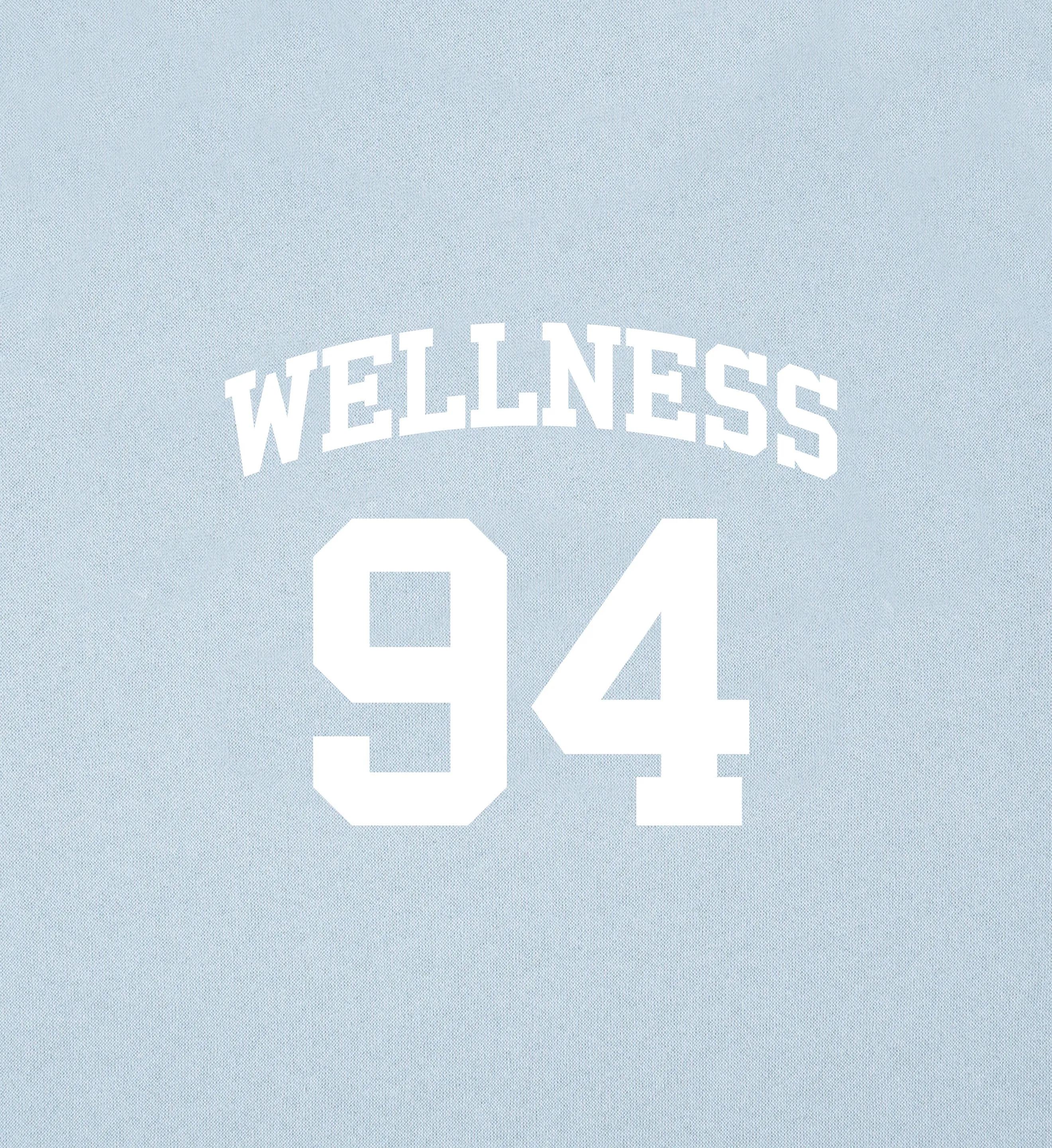 Wellness 94 Sports Tee - China Blue/White