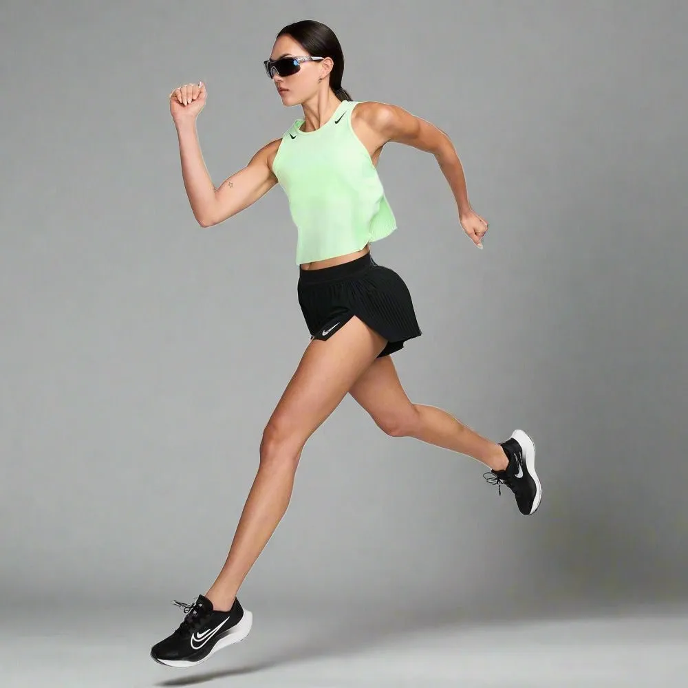 Womens Dri-FIT ADV AeroSwift Cropped Running Tank Top - Vapor Green