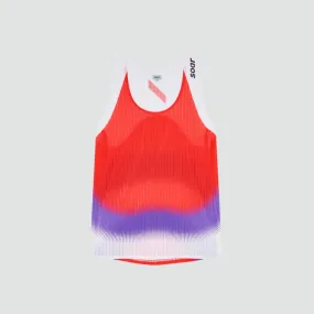 Women's Race Vest - Red/Purple Stripe