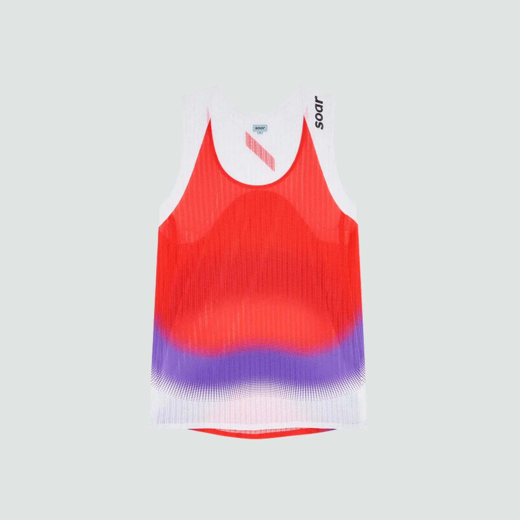 Women's Race Vest - Red/Purple Stripe
