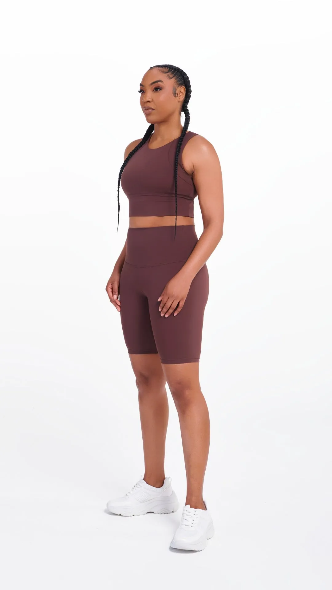 Yarra Biker Shorts - Brown